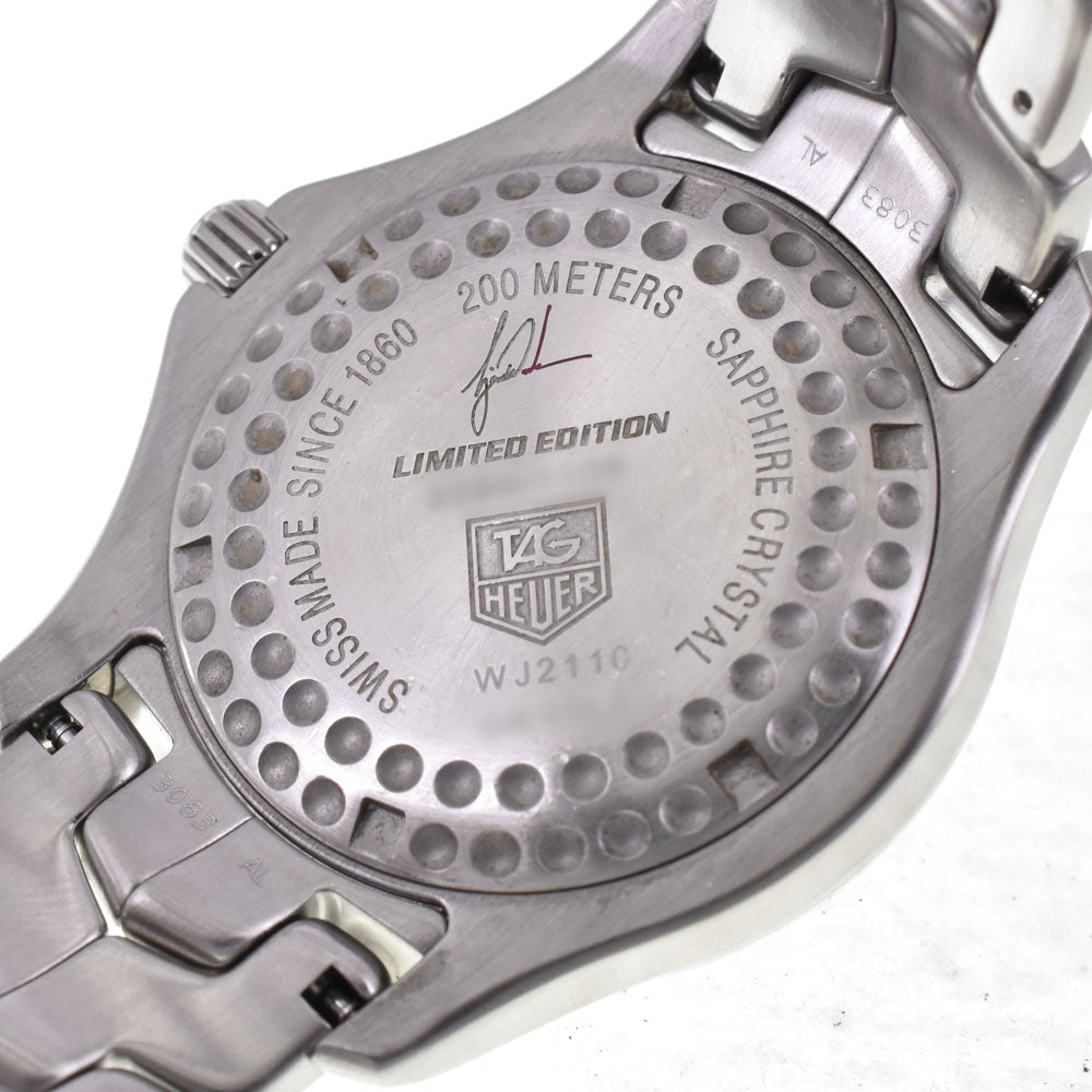 TAG HEUER Link WJ2110.BA0570 Tiger Woods model black Dial Automatic Men's
 Watch E#144412
