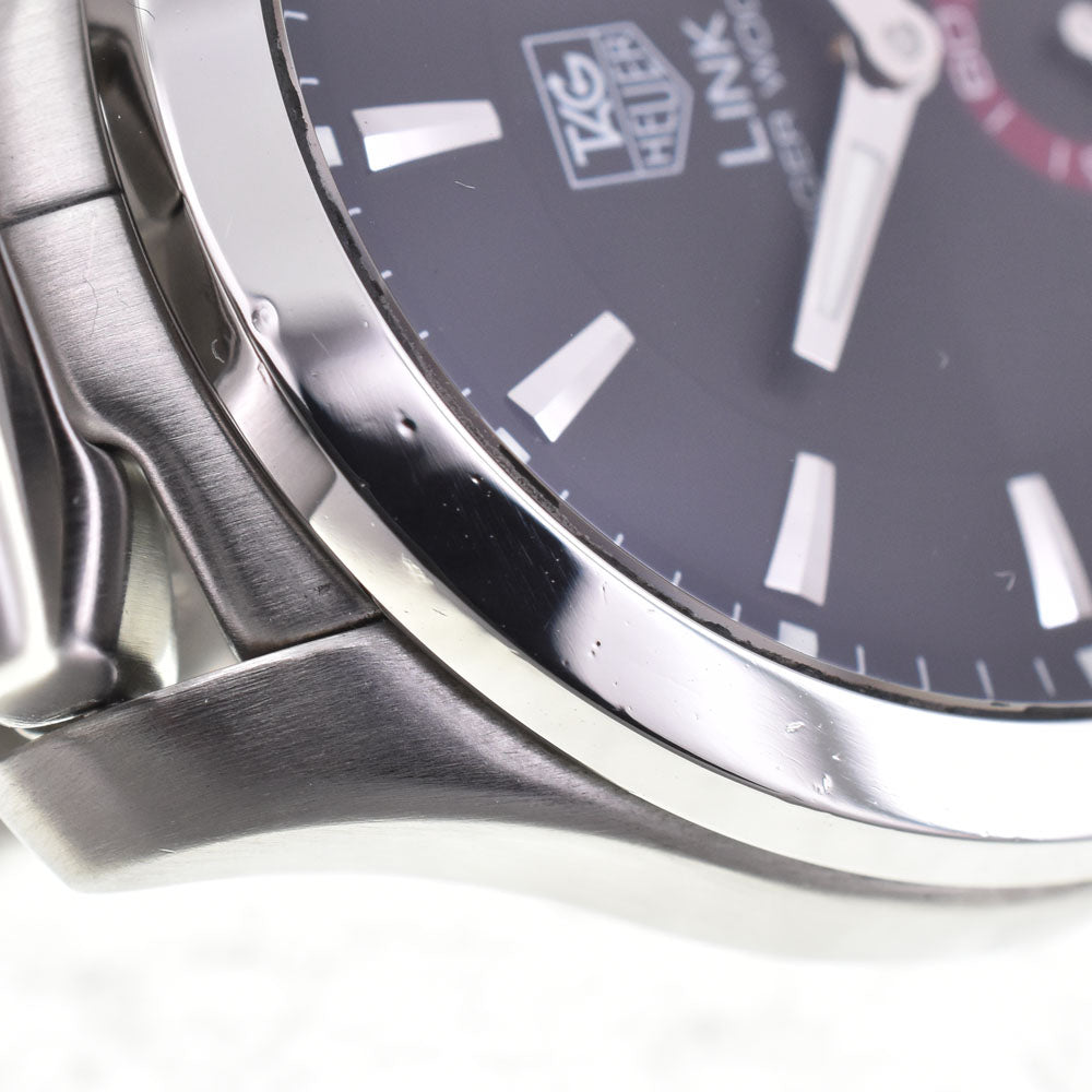 TAG HEUER Link WJ2110.BA0570 Tiger Woods model black Dial Automatic Men's
 Watch E#144412