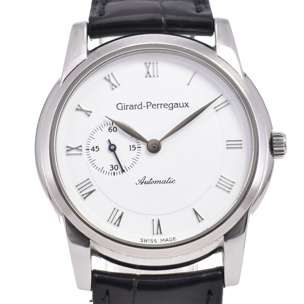 with paper GIRARD-PERREGAUX 90500A0.11.713 Small second white Dial Automatic Men's
 Watch C#144414