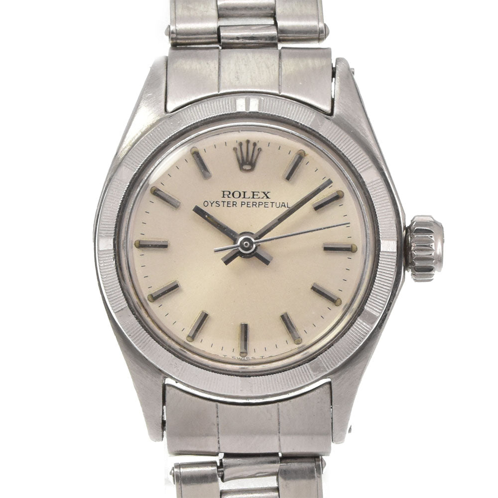 ROLEX Oyster perpetual 6623 vintage Cal.1161 Silver Dial Automatic Ladies
 Watch M#144415
