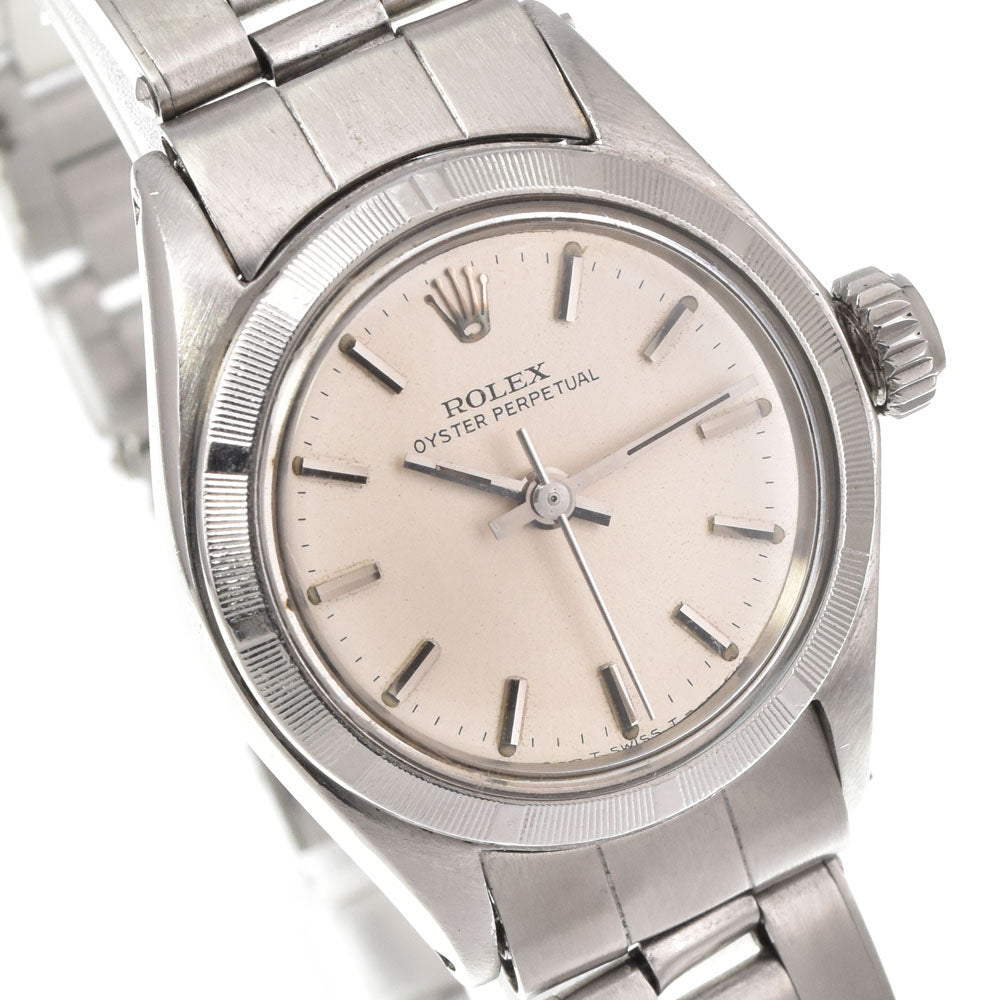 ROLEX Oyster perpetual 6623 vintage Cal.1161 Silver Dial Automatic Ladies
 Watch M#144415