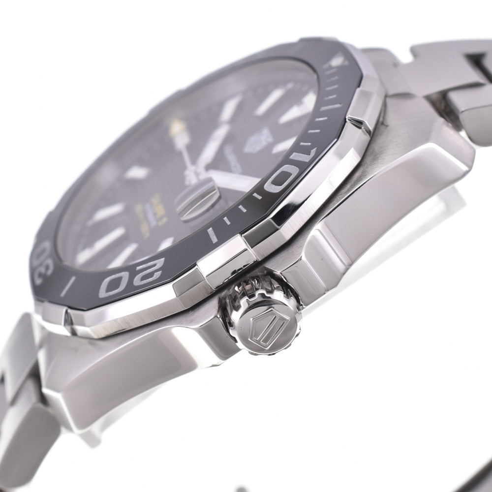 with paper TAG HEUER Aqua racer WAY201A.BA0927 Caliber 5 black Dial Automatic Men's
 Watch E#144419