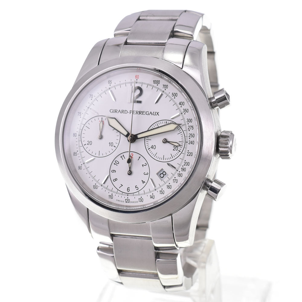GIRARD-PERREGAUX Chrono Sport 4956 Chronograph Silver Dial Automatic Men's
 Watch D#144421