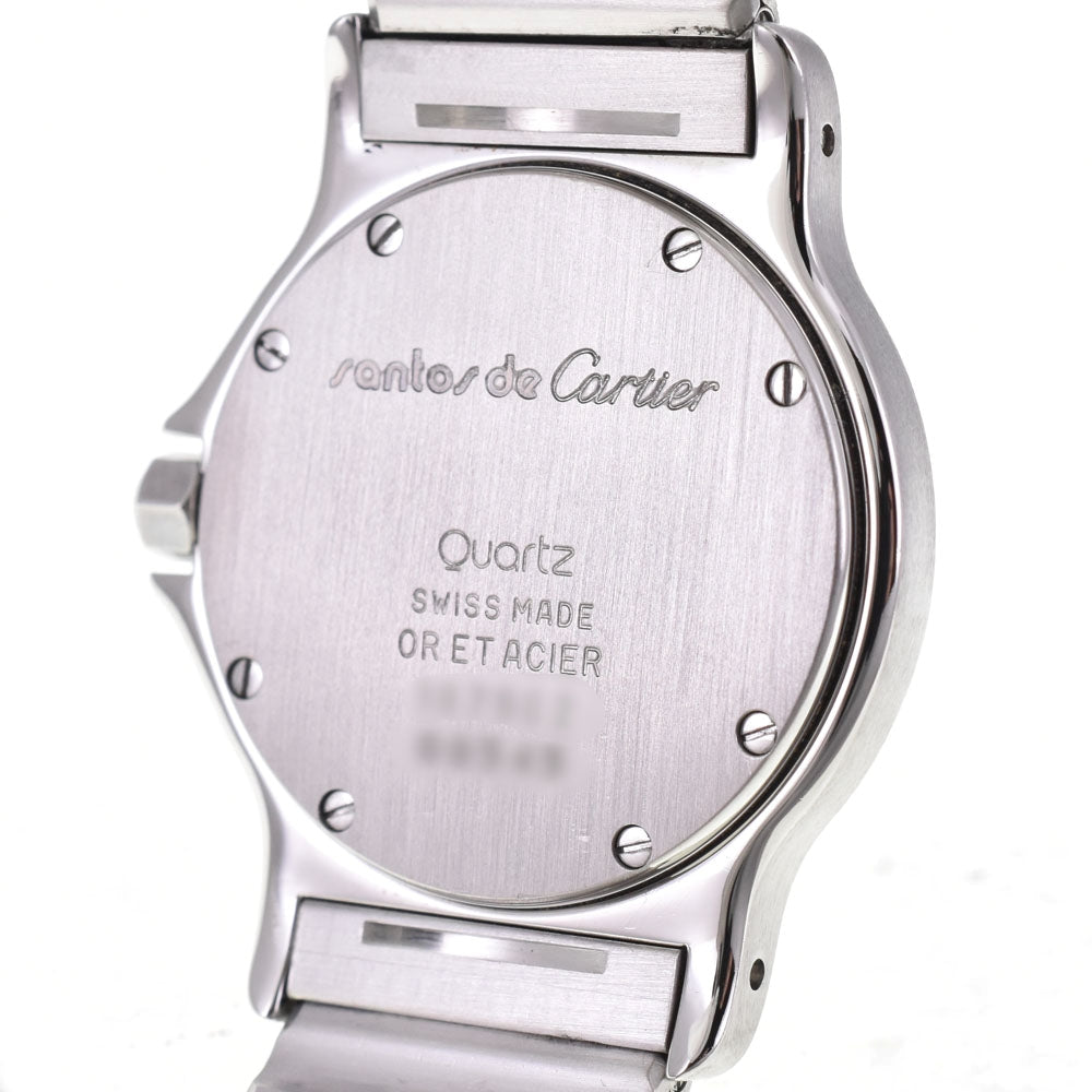 with paper CARTIER Santos Octagon LM W2001583 Stainless Steel/K18YG Ivory Dial Quartz Unisex
 Watch D#144425