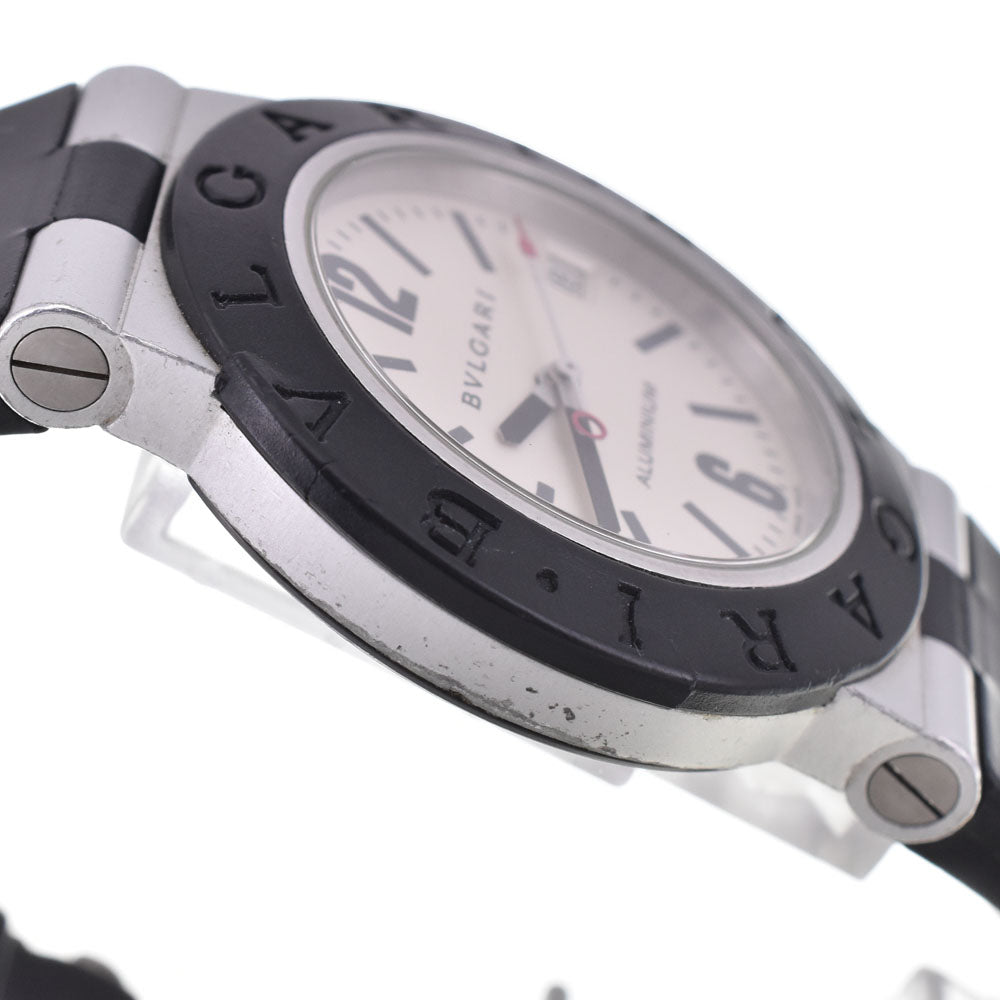 BVLGARI aluminum AL38A Date Silver Dial Automatic Men's
 Watch E#144428