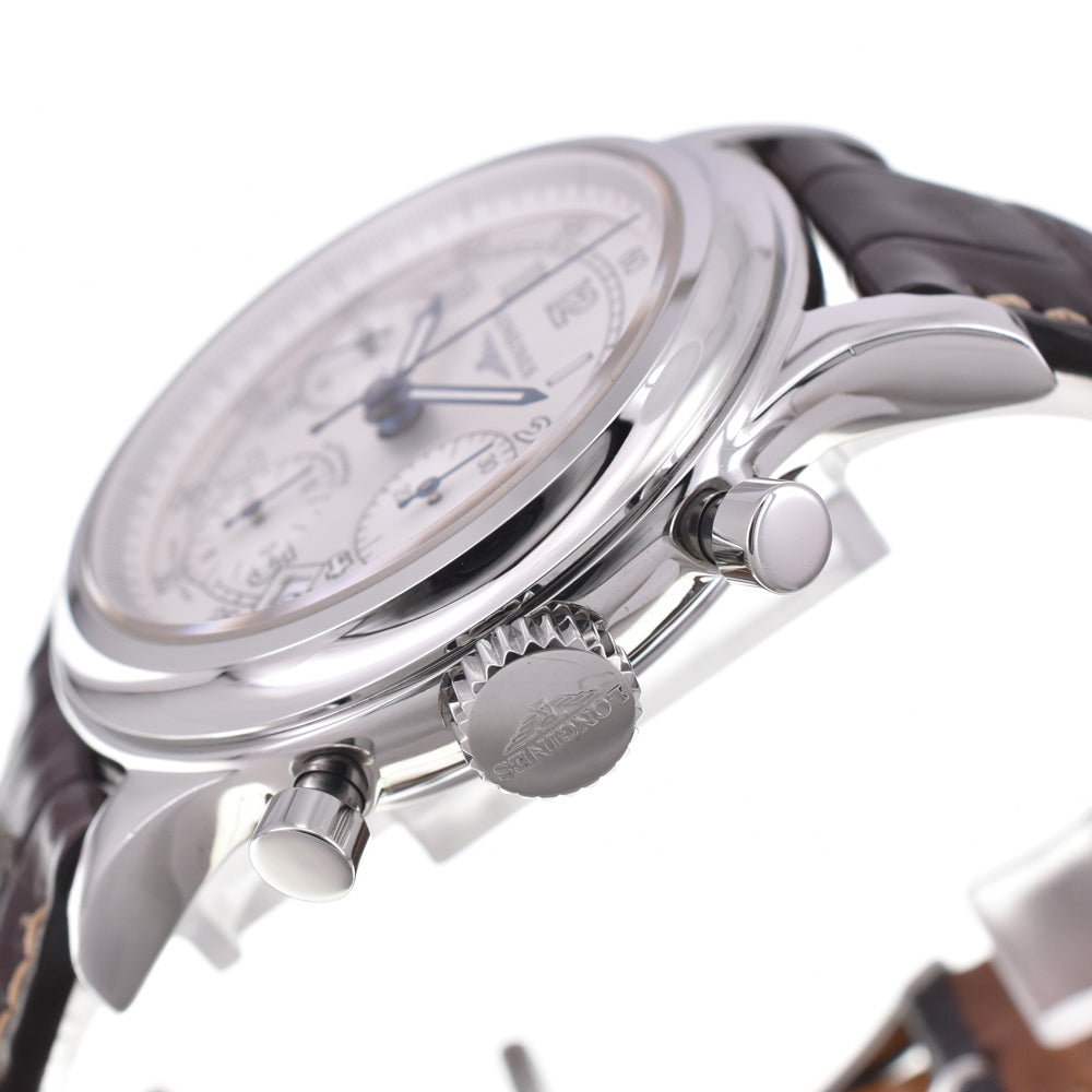with paper LONGINES Heritage 1951 L2.745.4 Chronograph Silver Dial Automatic Men's
 Watch G#144429
