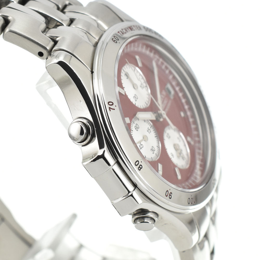 SEIKO CREDOR Pacificique 7T72-0A10 Chronograph Date Red Dial Quartz Men's
 Watch E#144430