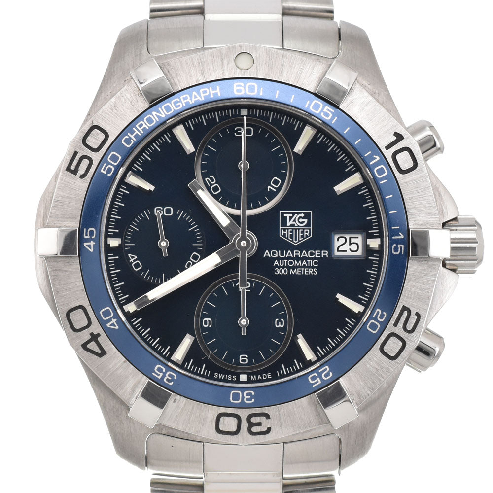 TAG HEUER Aqua racer CAF2112.BA0809 Chronograph Date blue Dial Automatic Men's
 Watch E#144432