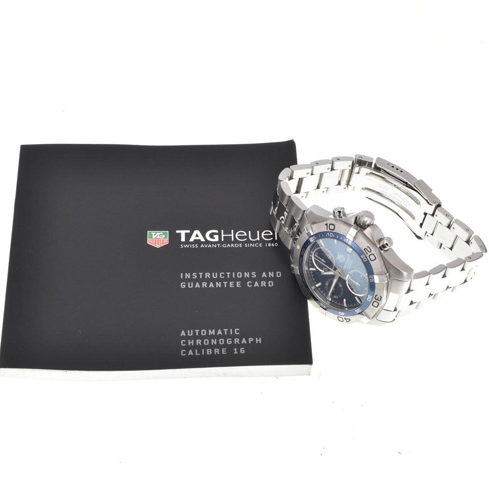 TAG HEUER Aqua racer CAF2112.BA0809 Chronograph Date blue Dial Automatic Men's
 Watch E#144432
