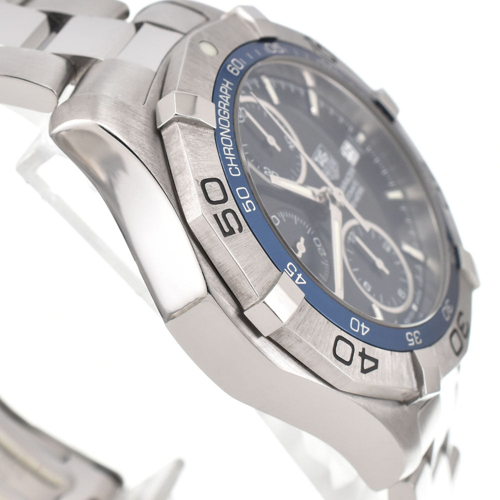TAG HEUER Aqua racer CAF2112.BA0809 Chronograph Date blue Dial Automatic Men's
 Watch E#144432