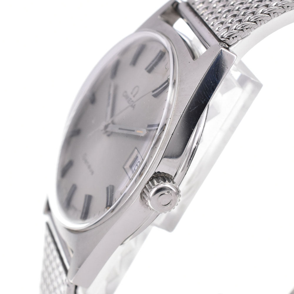 OMEGA Geneva Date Ref.136.041 vintage Cal.613 Silver Dial Hand Winding Men's
 Watch G#144434