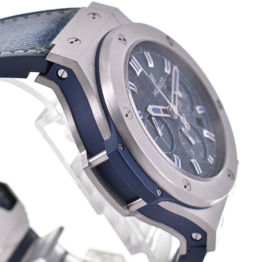 HUBLOT Big Bang Jeans, limited to 100 pieces in Japan 301.SX.2770.NR.JPN15 Chronograph Date blue Dial Automatic Men's
 Watch D#144437