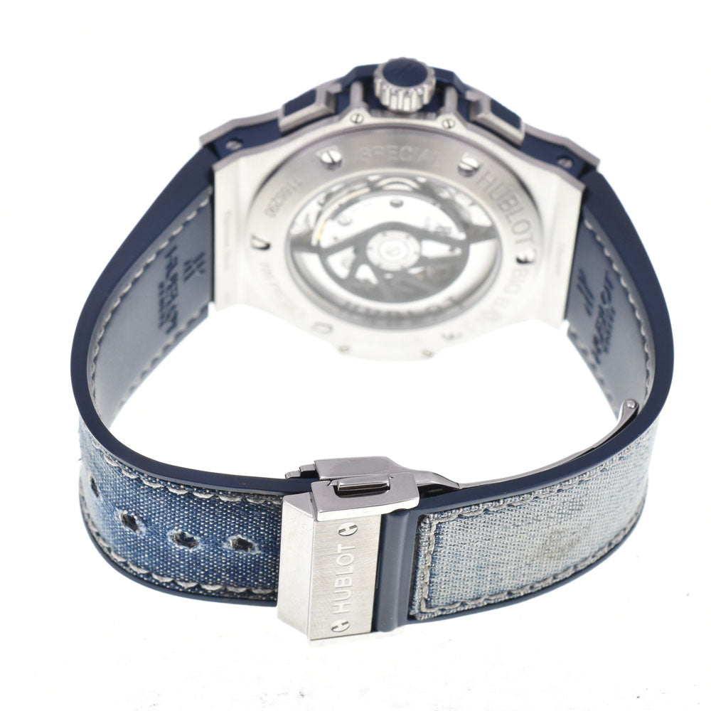 HUBLOT Big Bang Jeans, limited to 100 pieces in Japan 301.SX.2770.NR.JPN15 Chronograph Date blue Dial Automatic Men's
 Watch D#144437