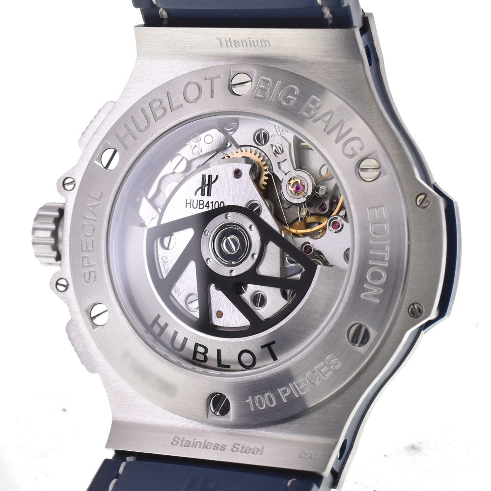 HUBLOT Big Bang Jeans, limited to 100 pieces in Japan 301.SX.2770.NR.JPN15 Chronograph Date blue Dial Automatic Men's
 Watch D#144437