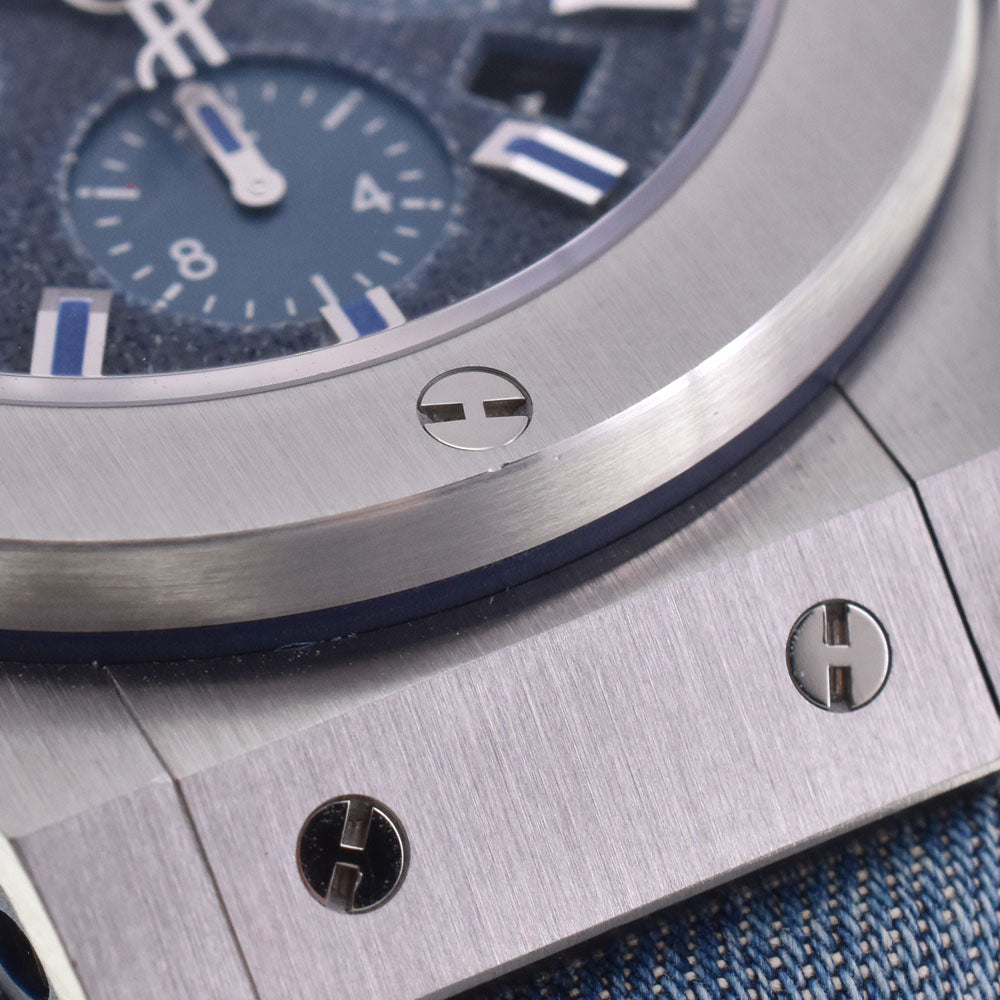 HUBLOT Big Bang Jeans, limited to 100 pieces in Japan 301.SX.2770.NR.JPN15 Chronograph Date blue Dial Automatic Men's
 Watch D#144437