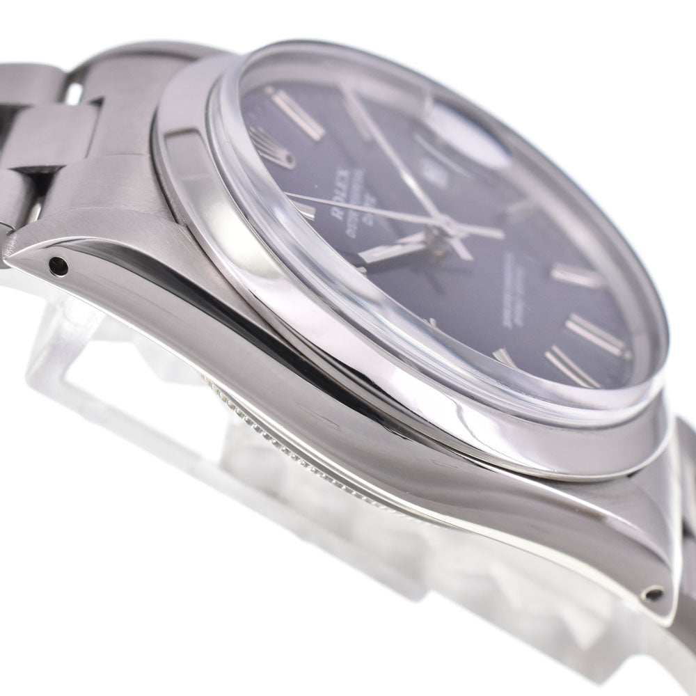 ROLEX Oyster perpetual date 15000 vintage L number Cal.3035 blue Dial Automatic Men's
 Watch D#144439