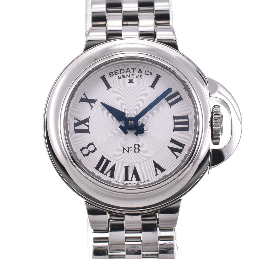 with paper BEDAT&Co No.8 B827.011.600 Stainless Steel Silver Dial Quartz Ladies
 Watch C#144456