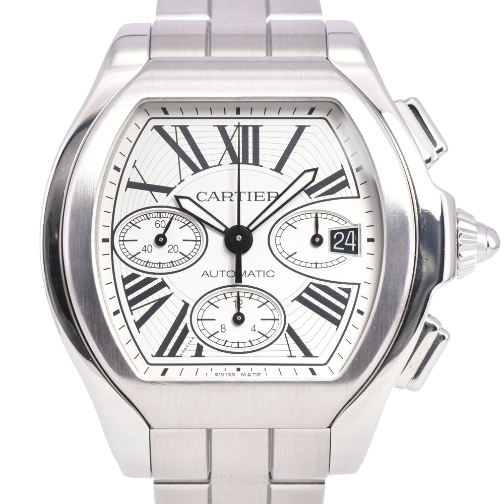 CARTIER Roadster S W6206019 Chronograph Silver Dial Automatic Men's
 Watch D#144464