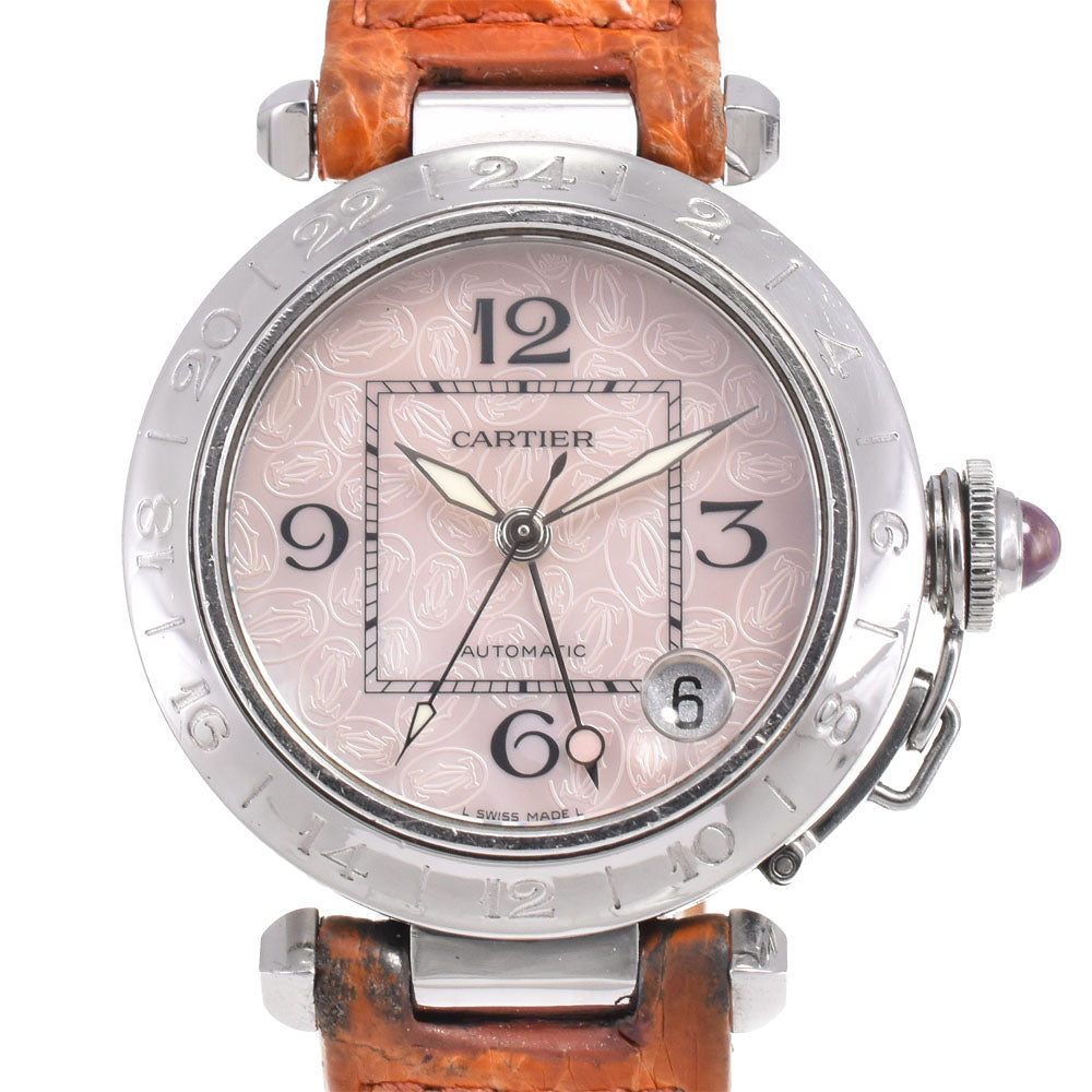 CARTIER Pasha C Meridian W3107099 2004 Christmas Limited Edition GMT Pink shell Dial Automatic Unisex
 Watch G#144466