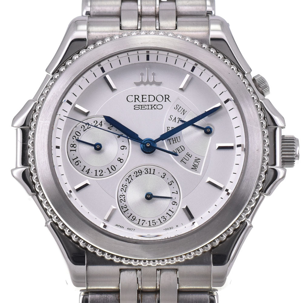 SEIKO CREDOR Pacificique 4S77-0A20/GCBG997 Silver Dial Automatic Men's
 Watch G#144475