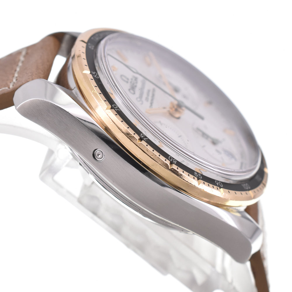 with paper OMEGA Speedmaster 324.23.38.50.02.001 Chronograph K18YG Silver Dial Automatic Unisex
 Watch E#144478