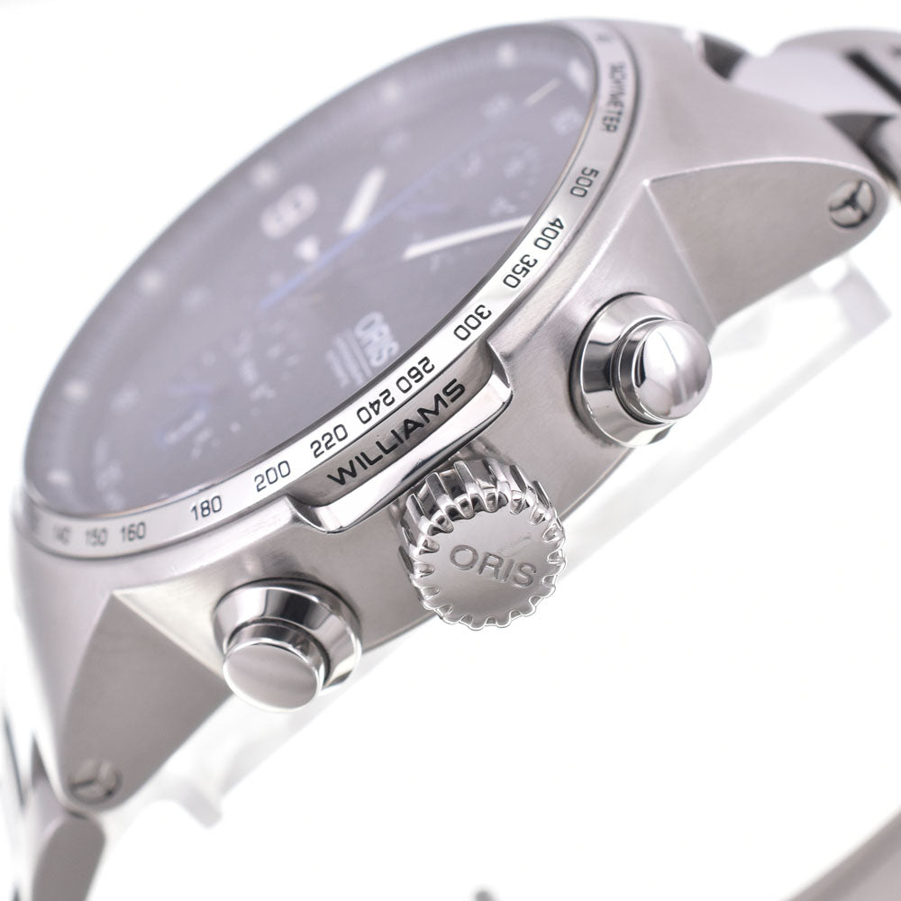 with paper ORIS Williams 01 774 7717 4164-07 8 24 50 Chronograph Date black Dial Automatic Men's
 Watch D#144481