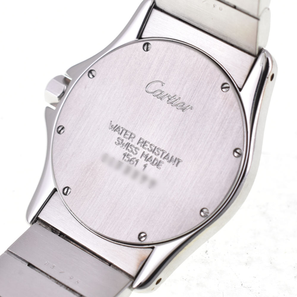 with paper CARTIER Santos cougar MM W20027K1 Date white Dial Quartz Unisex
 Watch E#144483