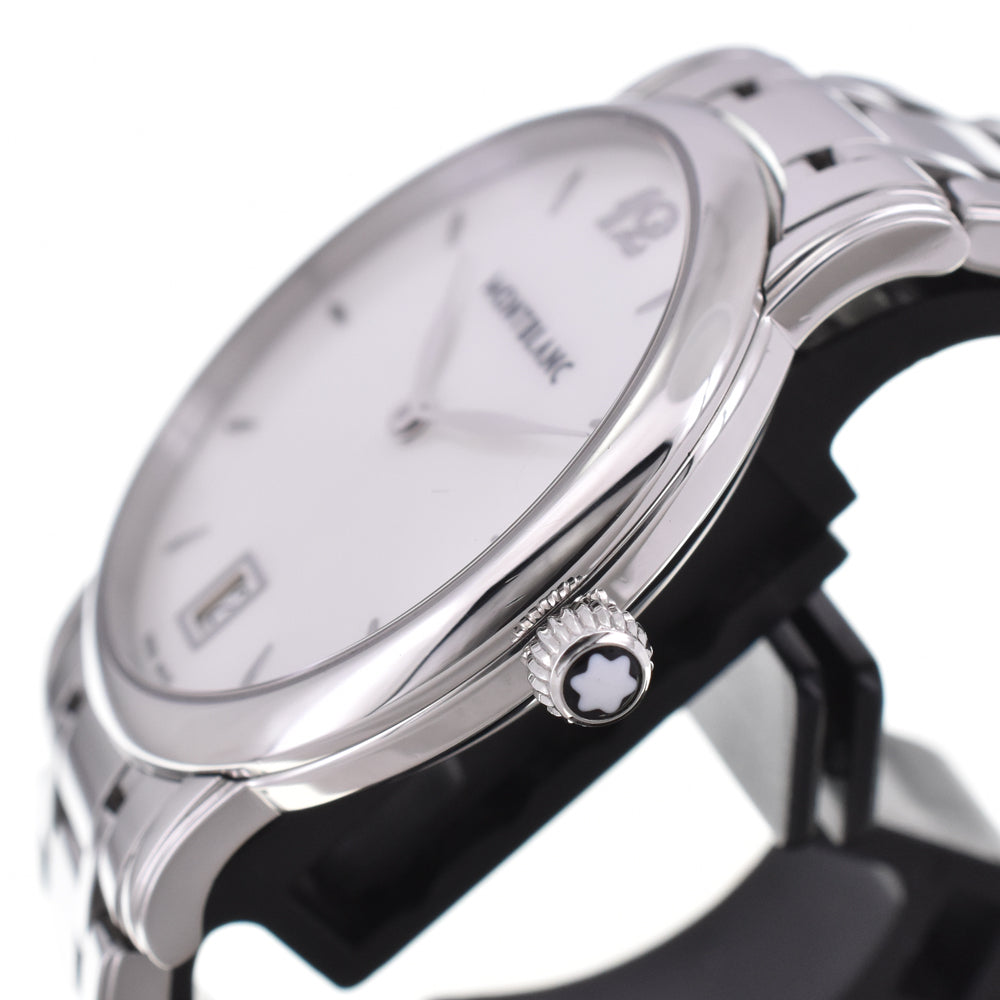 MONTBLANC Star classic 7246 Date White shell Dial Quartz Men's
 Watch I#144495