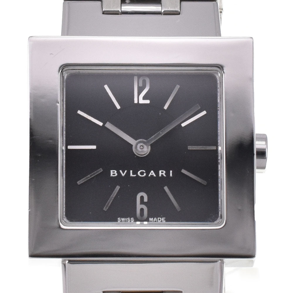 BVLGARI Quadlard SQ22SS black Dial Quartz Ladies
 Watch N#144496