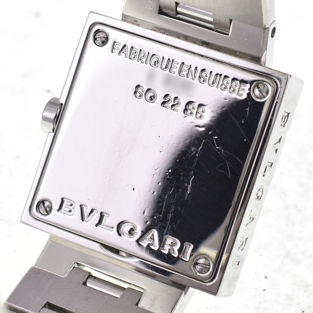 BVLGARI Quadlard SQ22SS black Dial Quartz Ladies
 Watch N#144496