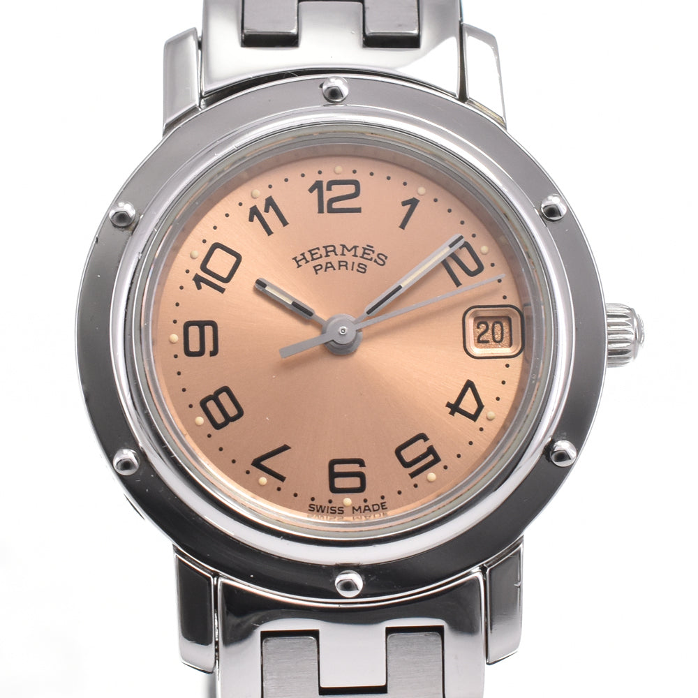 HERMES Clipper CL4.210 D buckle Pink gold Dial Quartz Ladies
 Watch J#144497