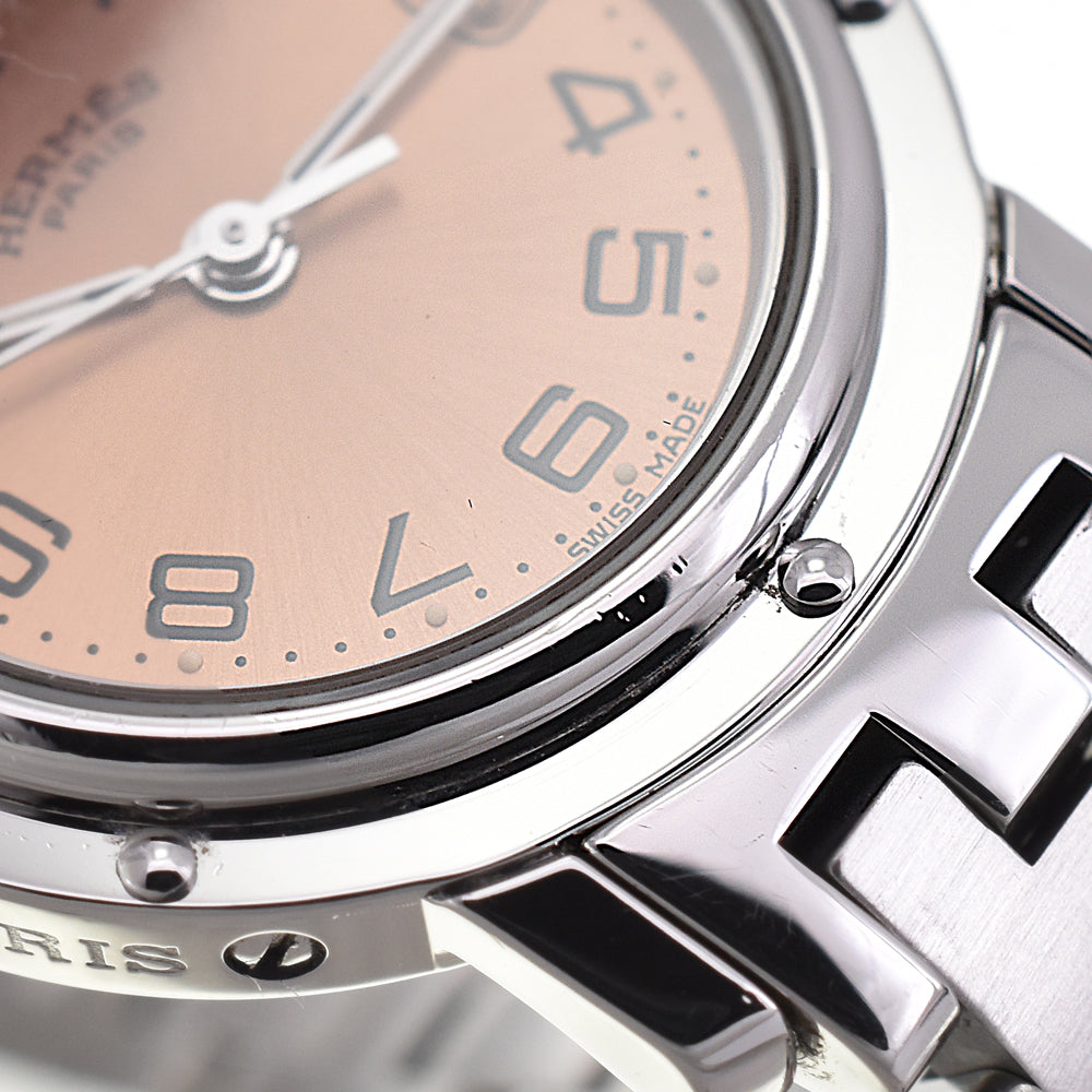 HERMES Clipper CL4.210 D buckle Pink gold Dial Quartz Ladies
 Watch J#144497