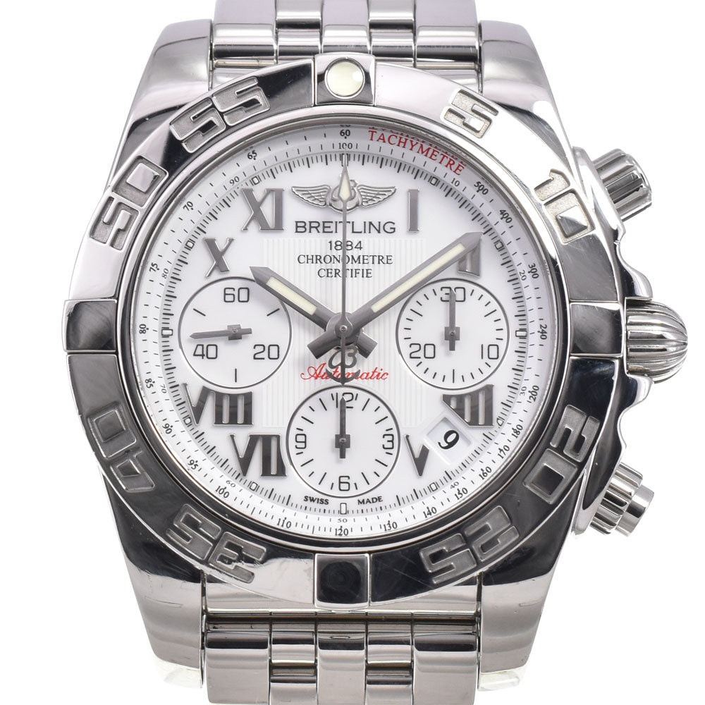 BREITLING Chronomat 41 AB0140 Chronograph Date white Dial Automatic Men's
 Watch I#144507