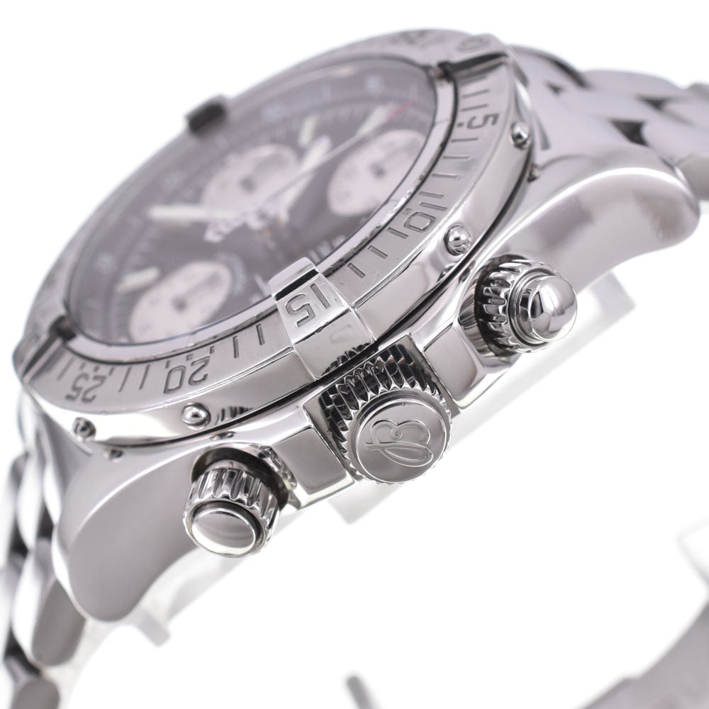 with paper BREITLING Super Ocean A13340 Chronograph day date Black / Silver Dial Automatic Men's
 Watch D#144508