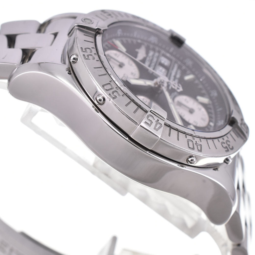 with paper BREITLING Super Ocean A13340 Chronograph day date Black / Silver Dial Automatic Men's
 Watch D#144508
