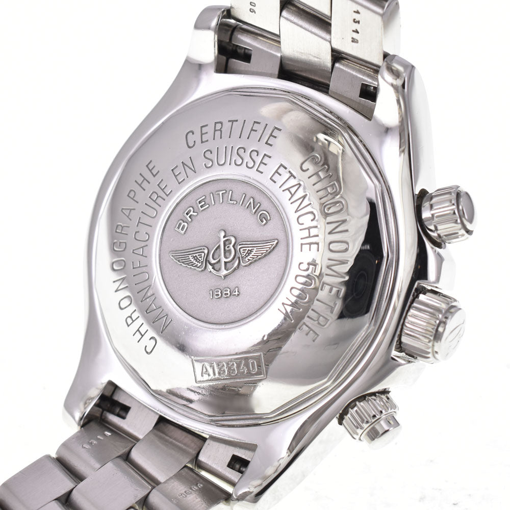 with paper BREITLING Super Ocean A13340 Chronograph day date Black / Silver Dial Automatic Men's
 Watch D#144508