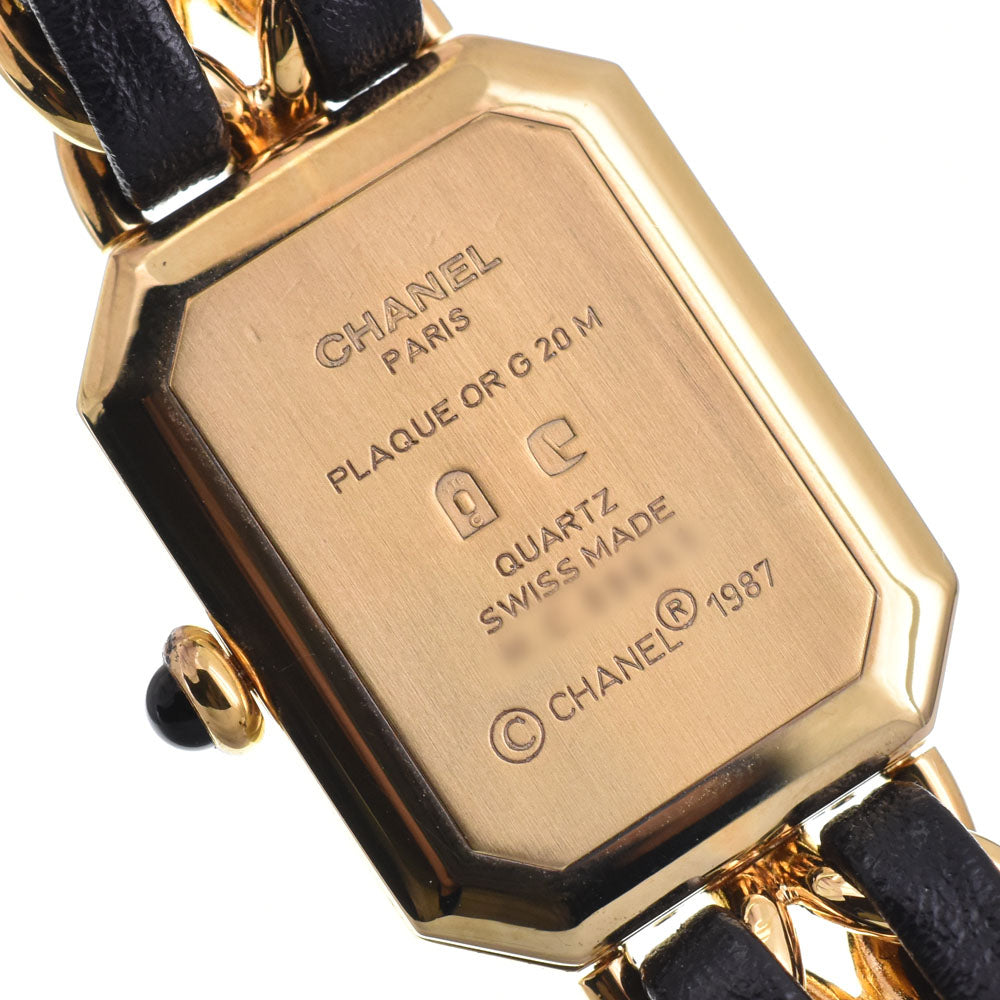 CHANEL Premiere S H0001 black Dial Quartz Ladies
 Watch D#144512