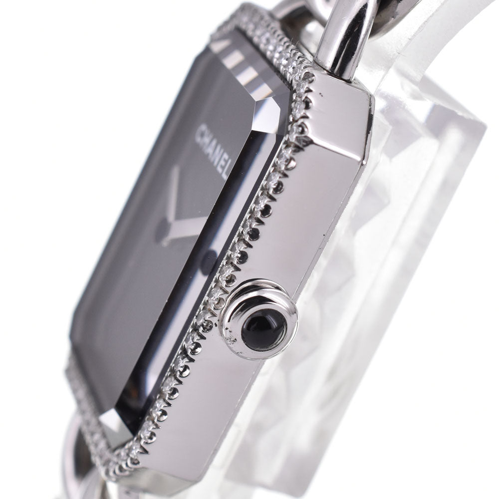 with paper CHANEL Premiere H3254 Diamond Bezel black Dial Quartz Ladies
 Watch H#144514