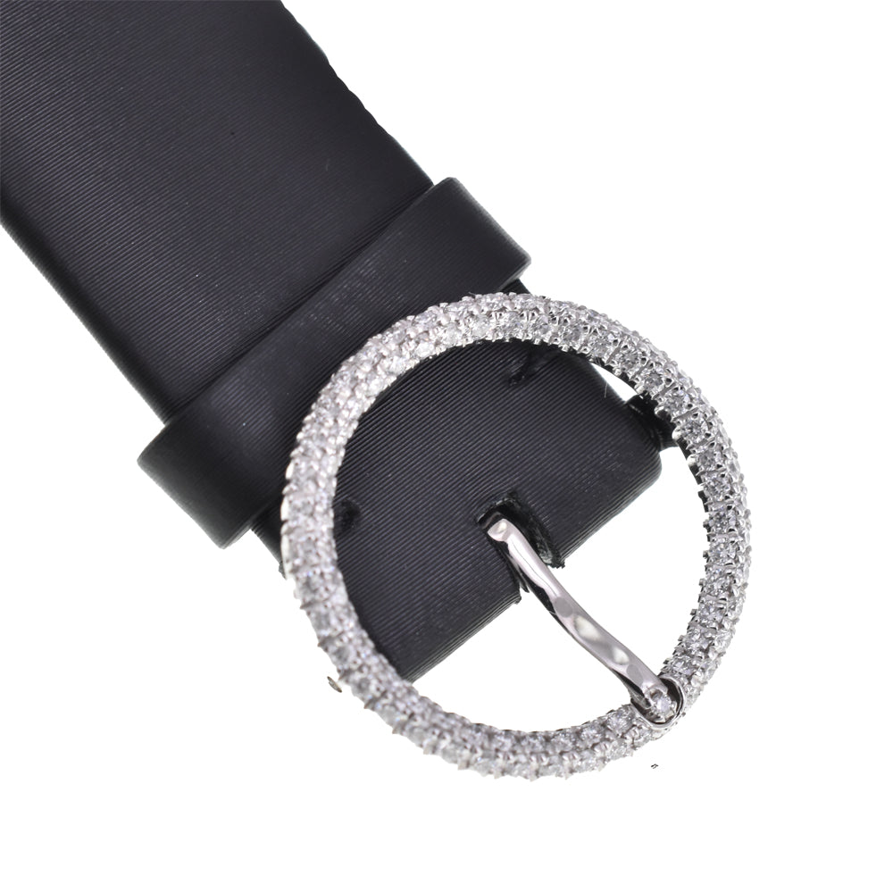 with paper CHANEL Mademoiselle H3389 K18WG Diamond black Dial Automatic Ladies
 Watch D#144516