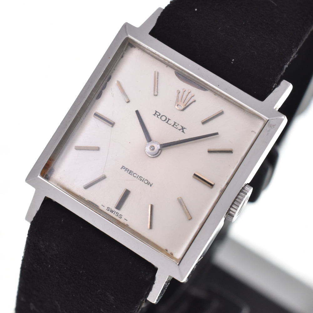 ROLEX Precision Ref.2611 vintage Cal.1400 Silver Dial Hand Winding Ladies
 Watch J#144518