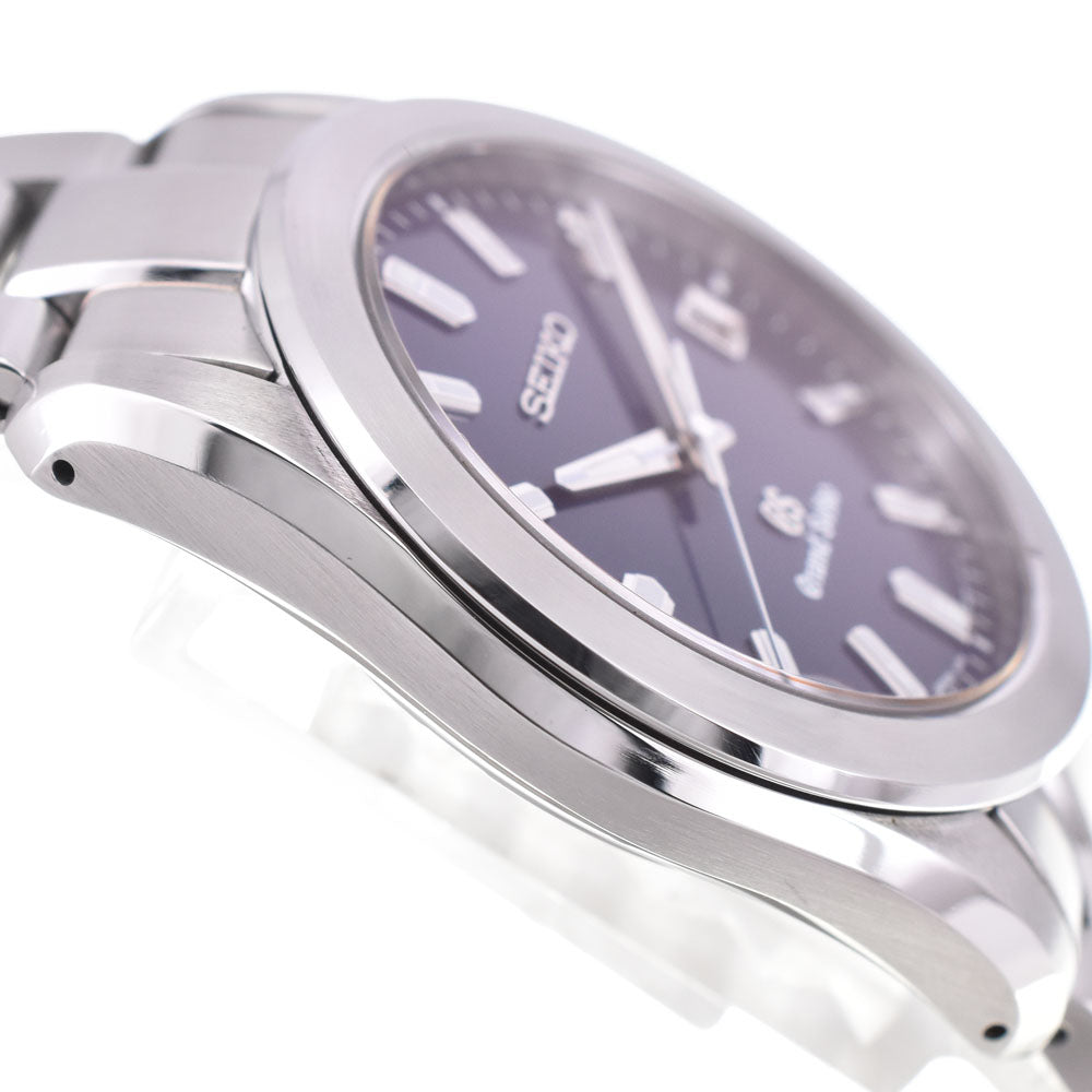 with paper SEIKO Grand Seiko 8J56-8020/SBGF019 Date blue Dial Quartz Men's
 Watch D#144519