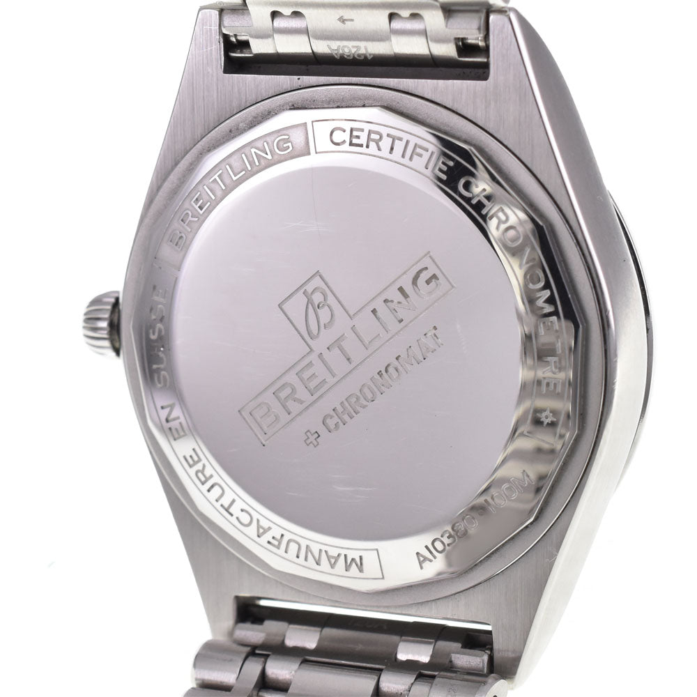 with paper BREITLING Chronomat Automatic 36 A10380 Date green Dial Automatic Ladies
 Watch H#144520