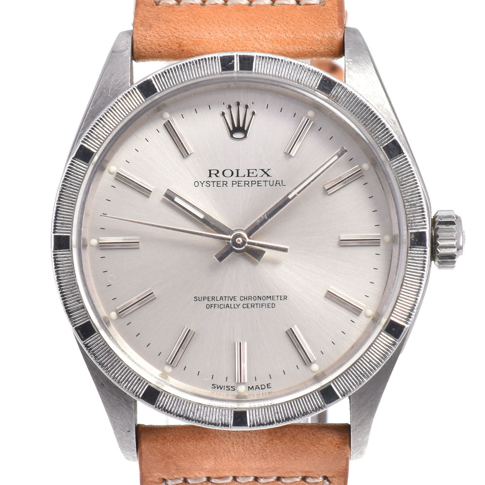 ROLEX Oyster perpetual 1007 vintage Cal.1570 Silver Dial Automatic Men's
 Watch G#144521