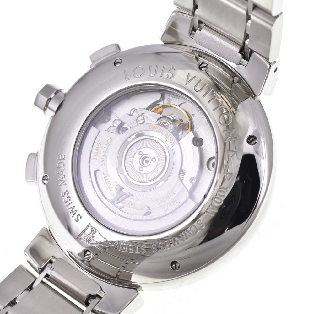 with paper LOUIS VUITTON Tambour Chrono Regatta Vuitton Cup Q1021 Brown Dial Automatic Men's
 Watch C#144524