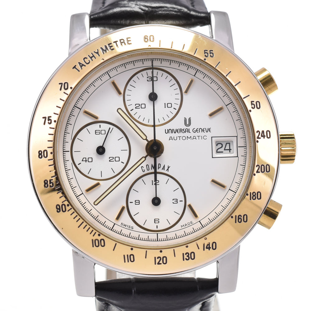 Universal Genve Compax 698.400 Chronograph white Dial Automatic Men's
 Watch G#144526