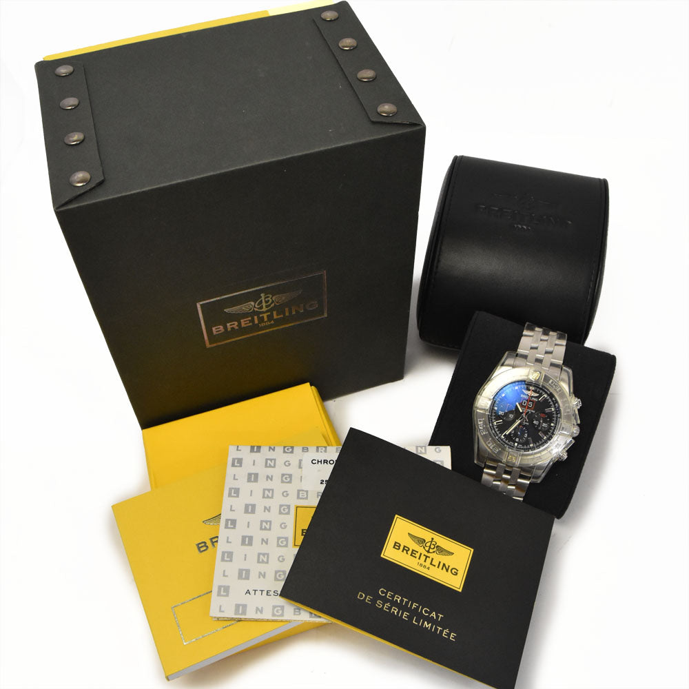 BREITLING Chronomat Blackbird A44360 World Limited 2000 black Dial Automatic Men's
 Watch C#144528