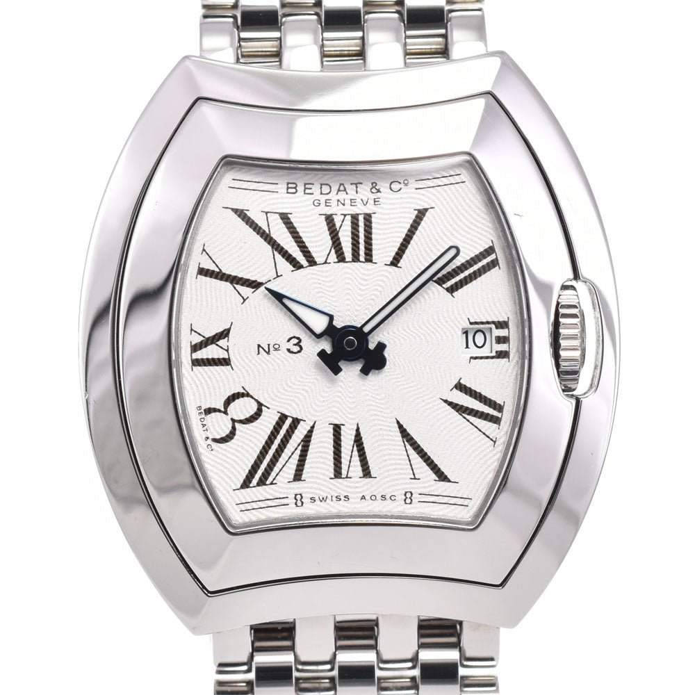 with paper BEDAT&Co No.3 334.010.101 Date Silver Dial Quartz Ladies
 Watch C#144530