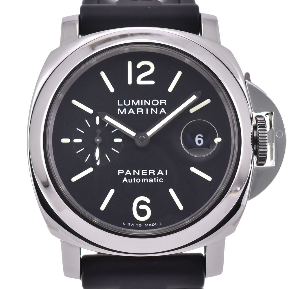 with paper PANERAI Luminor Marina PAM00104 Small second date black Dial Automatic Men's
 Watch C#144532