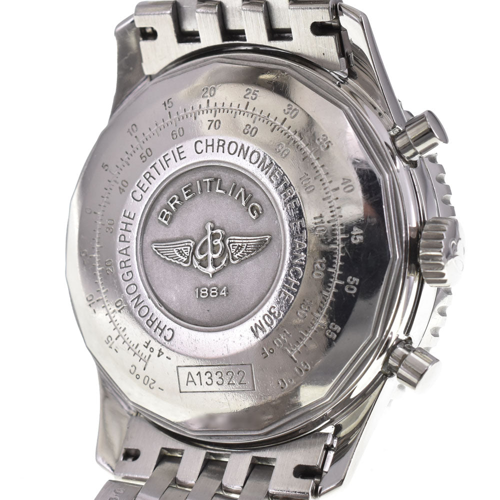 BREITLING old navitimer A13322 Chronograph Date Black / Silver Dial Automatic Men's
 Watch J#144536
