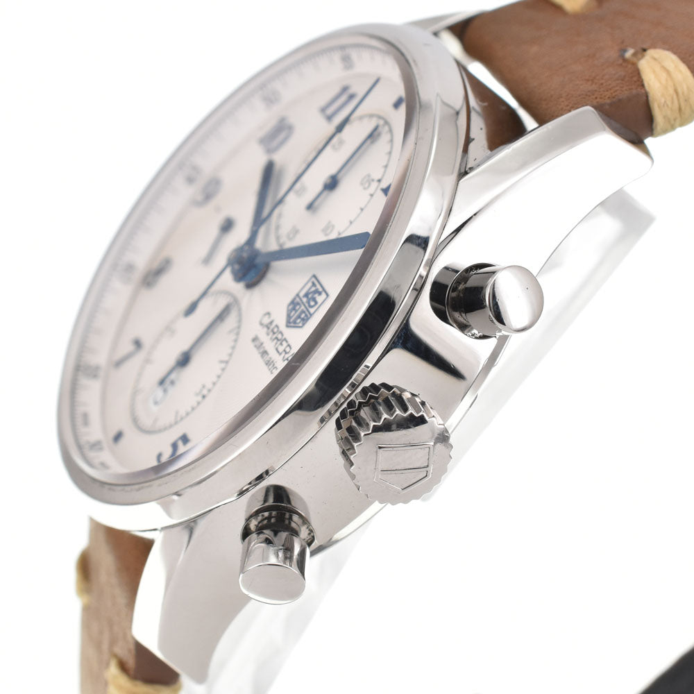 TAG HEUER Carrera Heritage CAS2111 Chronograph Silver Dial Automatic Men's
 Watch I#144538